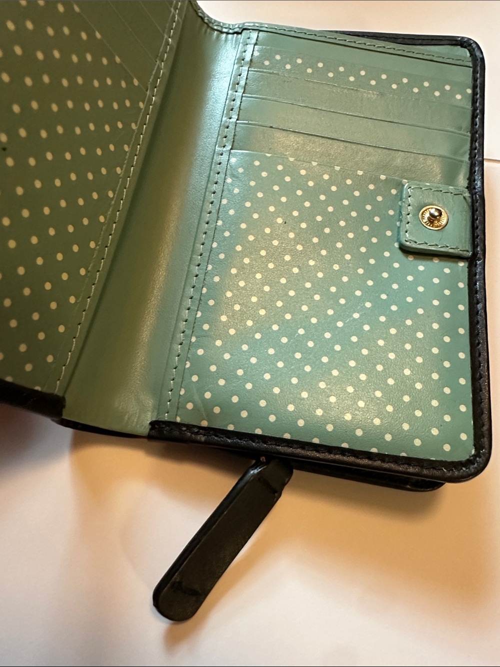 RADLEY LONDON Black Wallet with Mint Dog Motif - Picture 5 of 10